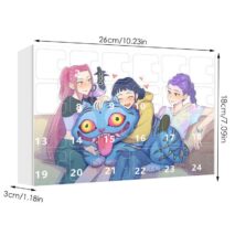 Kpop Demon Hunters Advent Countdown Calendar With 24pcs Keychain - ArtGalleryZen