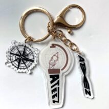 Kpop Idol Group Mini Lightstick Acrylic Keychain - ArtGalleryZen