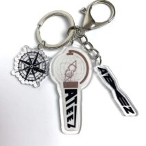 Kpop Idol Group Mini Lightstick Acrylic Keychain - ArtGalleryZen