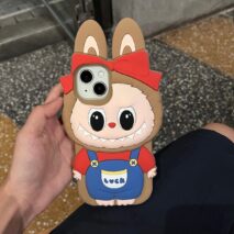 Labubu Bowknot Silicone iPhone Case - ArtGalleryZen