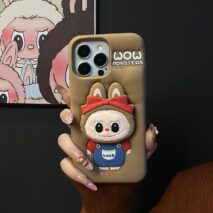 Labubu Bowknot Silicone iPhone Case - ArtGalleryZen