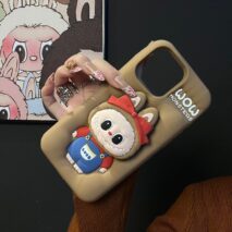 Labubu Bowknot Silicone iPhone Case - ArtGalleryZen