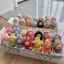 Labubu The Monsters Pin for Love Series Plush Keychain Doll Blind Box - ArtGalleryZen