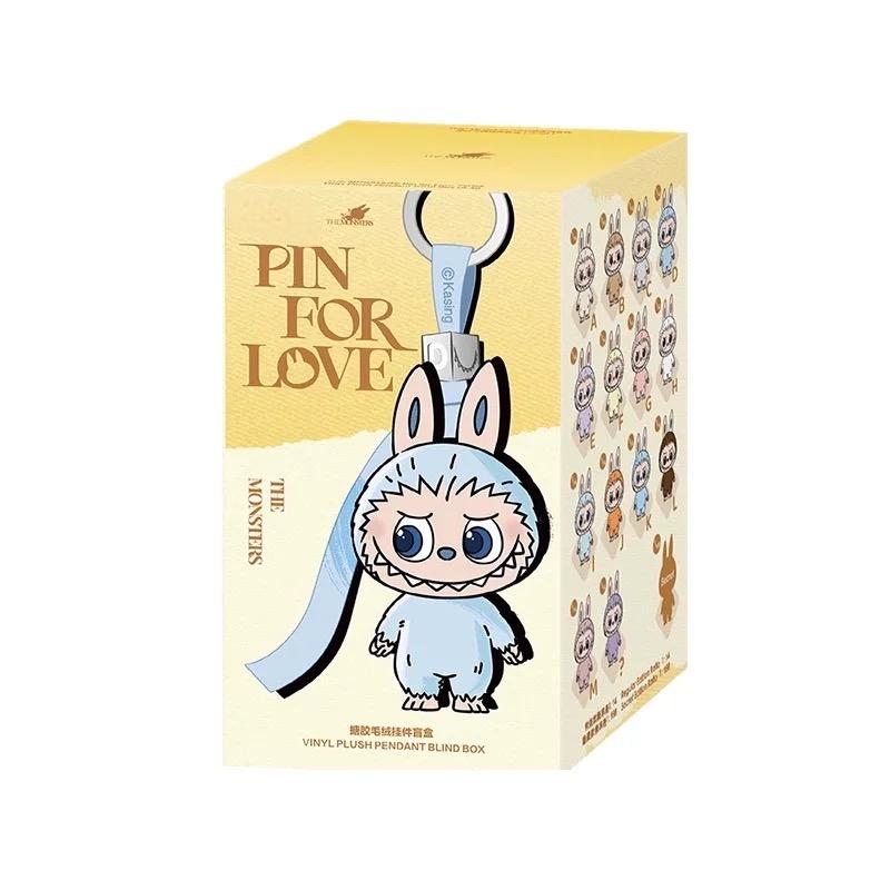 Labubu The Monsters Pin for Love Series Plush Keychain Doll Blind Box - ArtGalleryZen