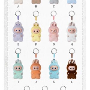 Labubu The Monsters Pin for Love Series Plush Keychain Doll Blind Box - ArtGalleryZen
