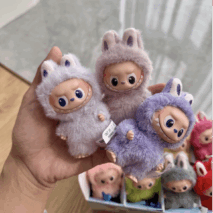 Labubu The Monsters Pin for Love Series Plush Keychain Doll Blind Box - ArtGalleryZen
