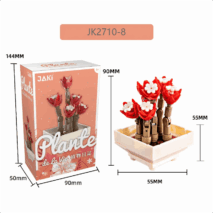 LEGO Compatible 12 Succulents Assembly Building Blocks - ArtGalleryZen