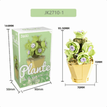 LEGO Compatible 12 Succulents Assembly Building Blocks - ArtGalleryZen