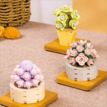 LEGO Compatible 12 Succulents Assembly Building Blocks - ArtGalleryZen