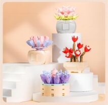 LEGO Compatible 12 Succulents Assembly Building Blocks - ArtGalleryZen