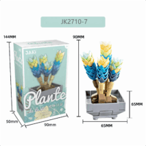 LEGO Compatible 12 Succulents Assembly Building Blocks - ArtGalleryZen