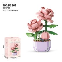 LEGO Compatible Flower Pot Assembly Building Blocks - ArtGalleryZen