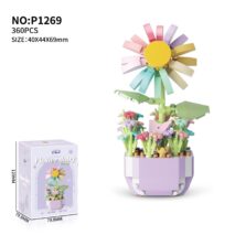 LEGO Compatible Flower Pot Assembly Building Blocks - ArtGalleryZen