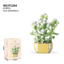LEGO Compatible Flower Pot Assembly Building Blocks - ArtGalleryZen