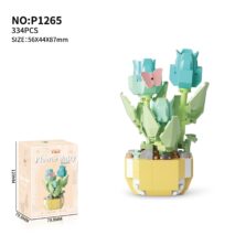 LEGO Compatible Flower Pot Assembly Building Blocks - ArtGalleryZen