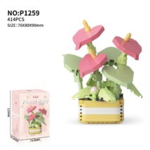 LEGO Compatible Flower Pot Assembly Building Blocks - ArtGalleryZen