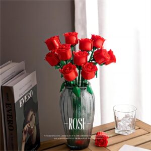 LEGO Compatible Rose Building Blocks - ArtGalleryZen