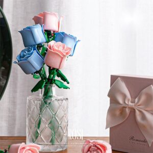 LEGO Compatible Rose Building Blocks - ArtGalleryZen