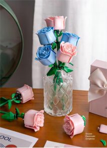 LEGO Compatible Rose Building Blocks - ArtGalleryZen