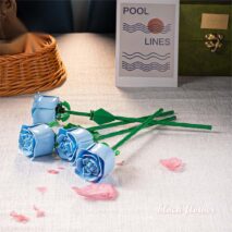 LEGO Compatible Rose Building Blocks - ArtGalleryZen