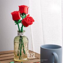 LEGO Compatible Rose Building Blocks - ArtGalleryZen