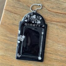 Love Diary Cherry Blossoms Kpop Keychain Photocard Holder - ArtGalleryZen