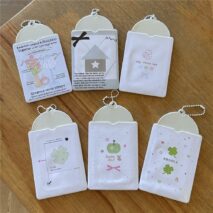 Lovely Cat Apple Cake Kpop Keychain Photocard Holder - ArtGalleryZen