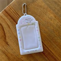 Lovely Cat Apple Cake Kpop Keychain Photocard Holder - ArtGalleryZen