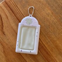 Lovely Cat Apple Cake Kpop Keychain Photocard Holder - ArtGalleryZen