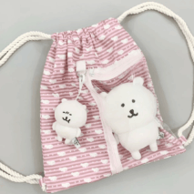 Lucky Clover Strawberry Pudding Kpop Fan Display Drawstring Backpack - ArtGalleryZen