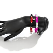 Magnetic Star Heart Charm Agate Matching Bracelet Set - ArtGalleryZen