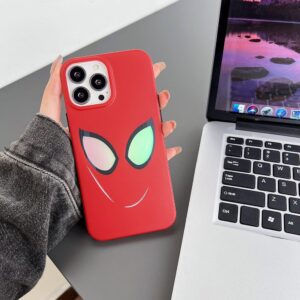 Marvel Spider-Man Laser Couple iPhone Case - ArtGalleryZen