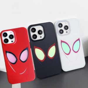 Marvel Spider-Man Laser Couple iPhone Case - ArtGalleryZen
