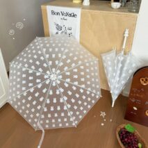 Miffy Frosted Transparent Long Handle Umbrella - ArtGalleryZen