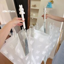 Miffy Frosted Transparent Long Handle Umbrella - ArtGalleryZen