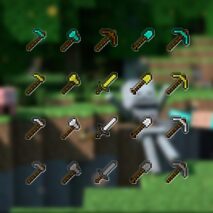 Minecraft Crafting Recipe Fridge Magnets Set - ArtGalleryZen