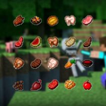 Minecraft Crafting Recipe Fridge Magnets Set - ArtGalleryZen