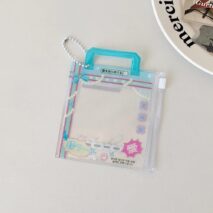 Mini Handbag Photocard Holder Keychain - Chic PVC Card Display Bag - ArtGalleryZen