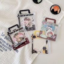 Mini Handbag Photocard Holder Keychain - Chic PVC Card Display Bag - ArtGalleryZen