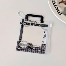 Mini Handbag Photocard Holder Keychain - Chic PVC Card Display Bag - ArtGalleryZen