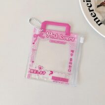 Mini Handbag Photocard Holder Keychain - Chic PVC Card Display Bag - ArtGalleryZen