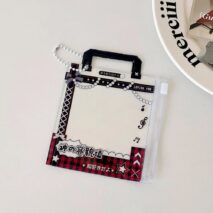 Mini Handbag Photocard Holder Keychain - Chic PVC Card Display Bag - ArtGalleryZen