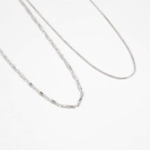 Minimalist 2pcs Gold Silver Plated Belly Chain Set - ArtGalleryZen