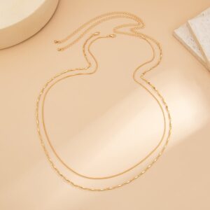 Minimalist 2pcs Gold Silver Plated Belly Chain Set - ArtGalleryZen
