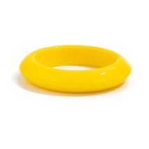 Minimalist Glossy Resin Bangle Bracelet - ArtGalleryZen