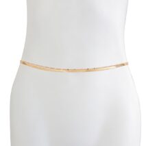 Minimalist Layered  Herringbone Saturn Belly Chain Set - ArtGalleryZen