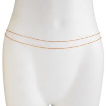 Minimalist Layered Twisted Waist Chain Set - ArtGalleryZen