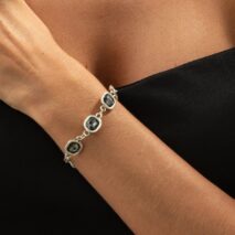 Minimalist Square Rhinestone Choker Necklace Bracelet - ArtGalleryZen