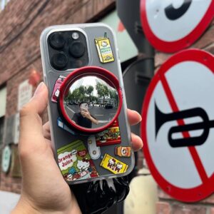 Mini Road Mirror Magnetic Phone Stand - ArtGalleryZen