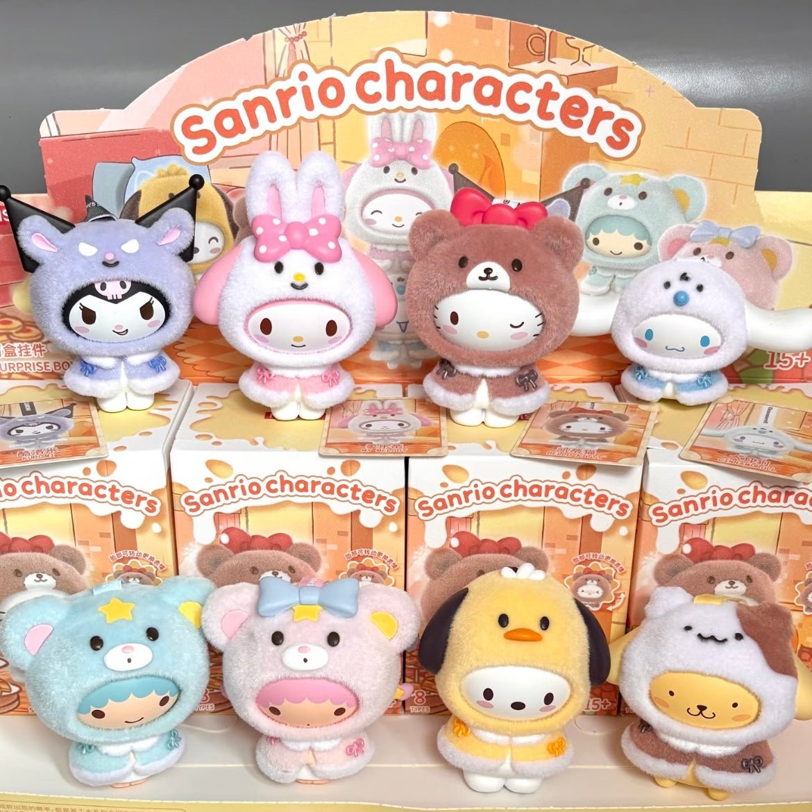 MINISO Sanrio Characters Little Cape Face Changing Plush Pendant Blind Box - ArtGalleryZen